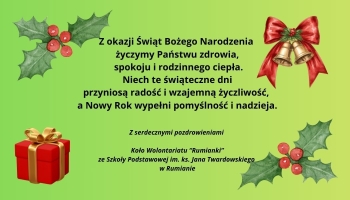 Jasne Zielone i Białe Gałęzie Obramowanie Boże Narodzenie Etykietka (2)