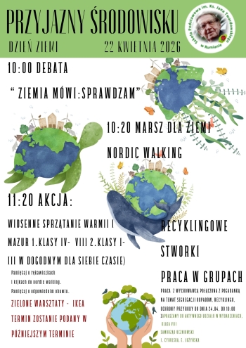 Zielony Ilustrowany Dzień Ziemi Plakat (1)