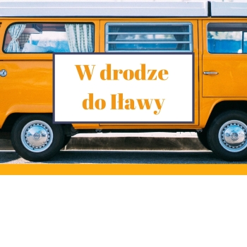 Białe i Żółte Nowoczesne Autobus Podróż Zaproszenie