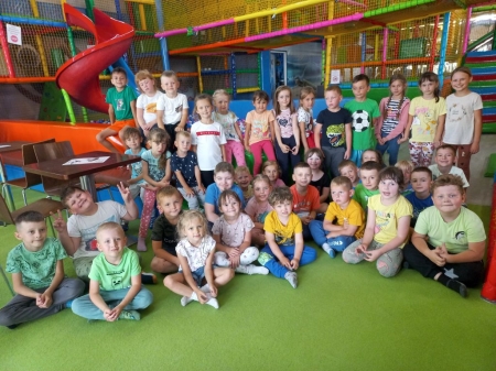 Fotorelacja z wyjazdu Przedszkolaków do sali zabaw ''Bam-bam'' w Iławie