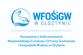 Korzystamy z dofinansowania Wojewódzkiego Funduszu Ochrony Środowiska i Gospodarki Wodnej w Olsztynie