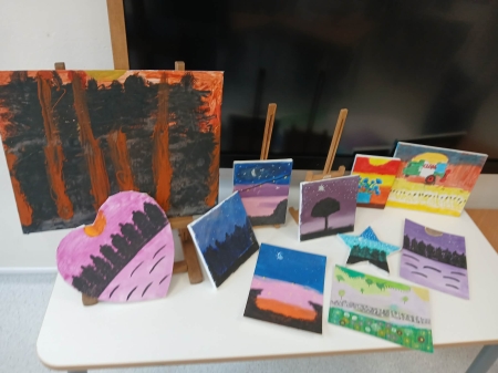 Spotkanie z pasją- kolejna prezentacja talentu malarskiego Matyldy