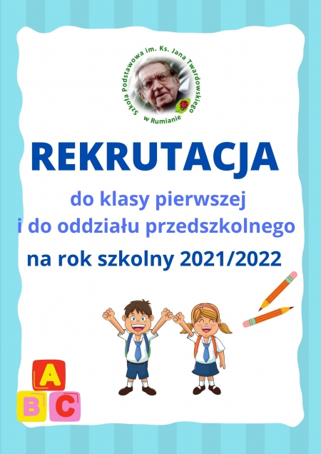 Rekrutacja na rok szkolny 2021/2022